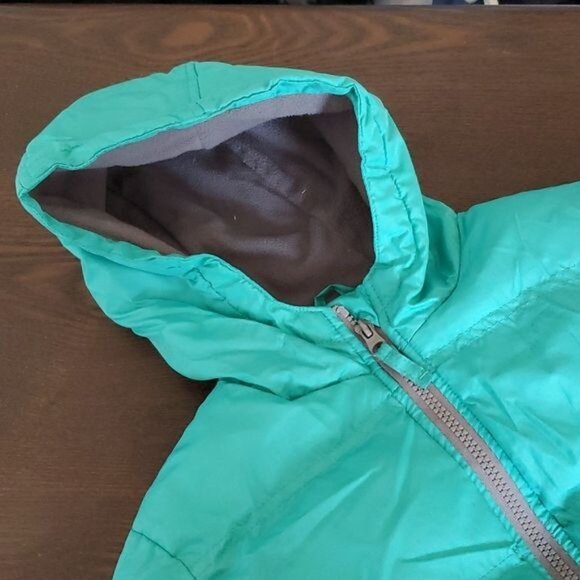 Cherokee Teal Winter Outdoor Puffer Jacket Coat Parka Kids Youth Extra SMALL 4/5 - Picture 10 of 12